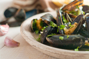 moules marinières (coquillages)